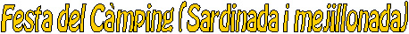 Fiesta del Camping (Sardinada y mejillonada)